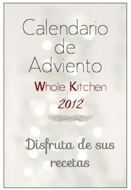 Calendario Adviento Whole Kitchen